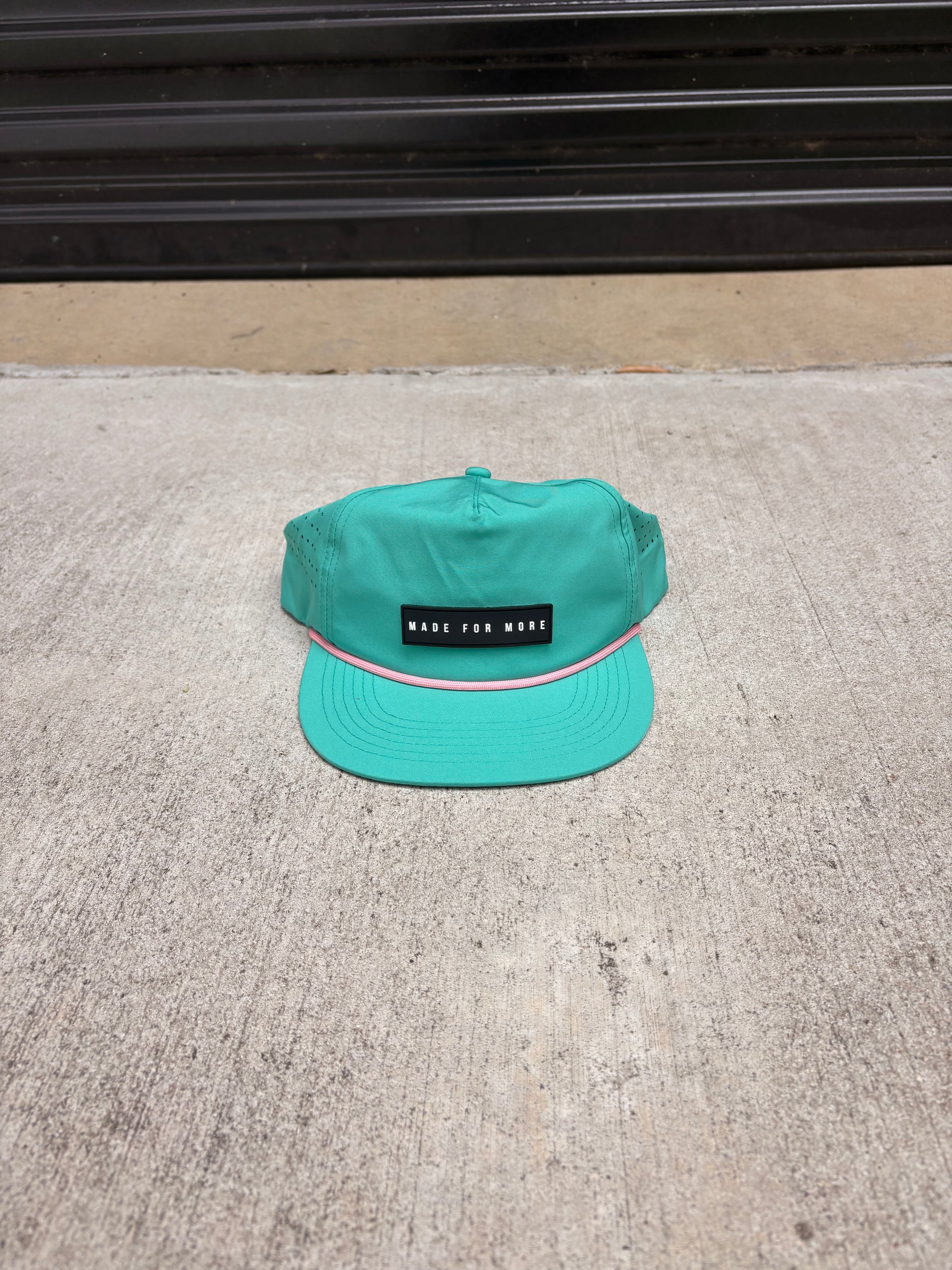 MADE FOR MORE Turquoise Performance Hat (Non Structured)