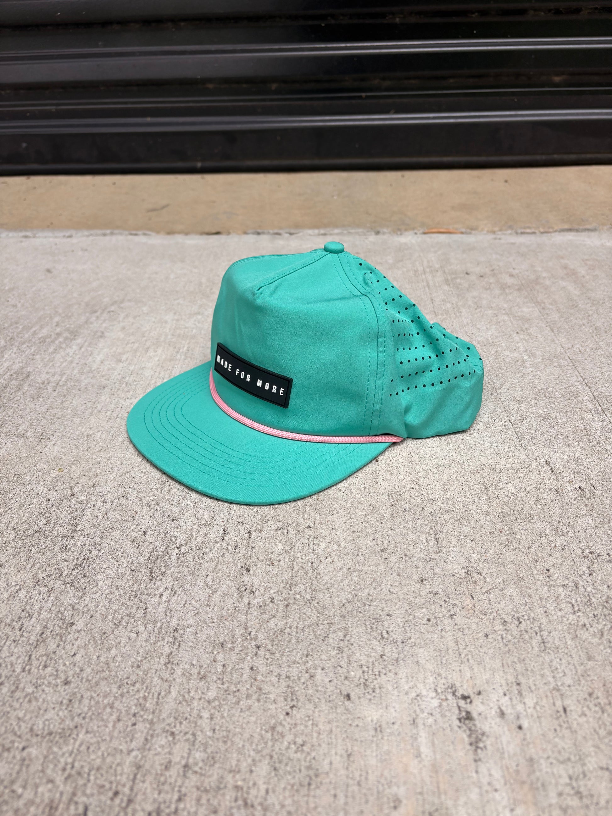 MADE FOR MORE Turquoise Performance Hat (Non Structured)